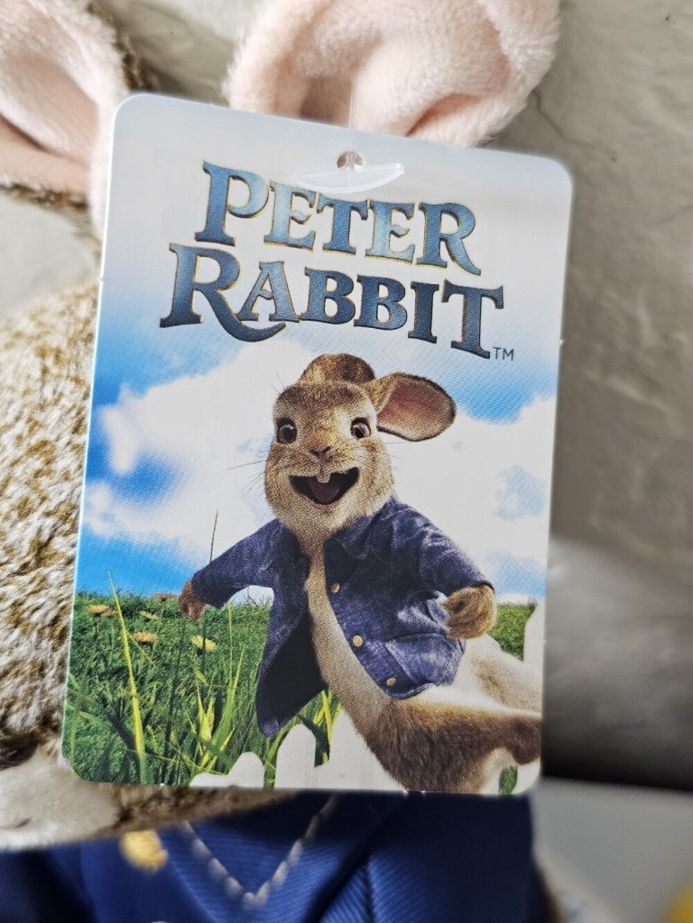 Set of 2 Peter Rabbit Plush w/Clips Bunny And Goose (7.5") NWT 2026 MOVIE #2 - Picture 9 of 9
